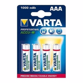 Varta Professional LR03 / AAA Oppladbare Batterier 1000 mAh 